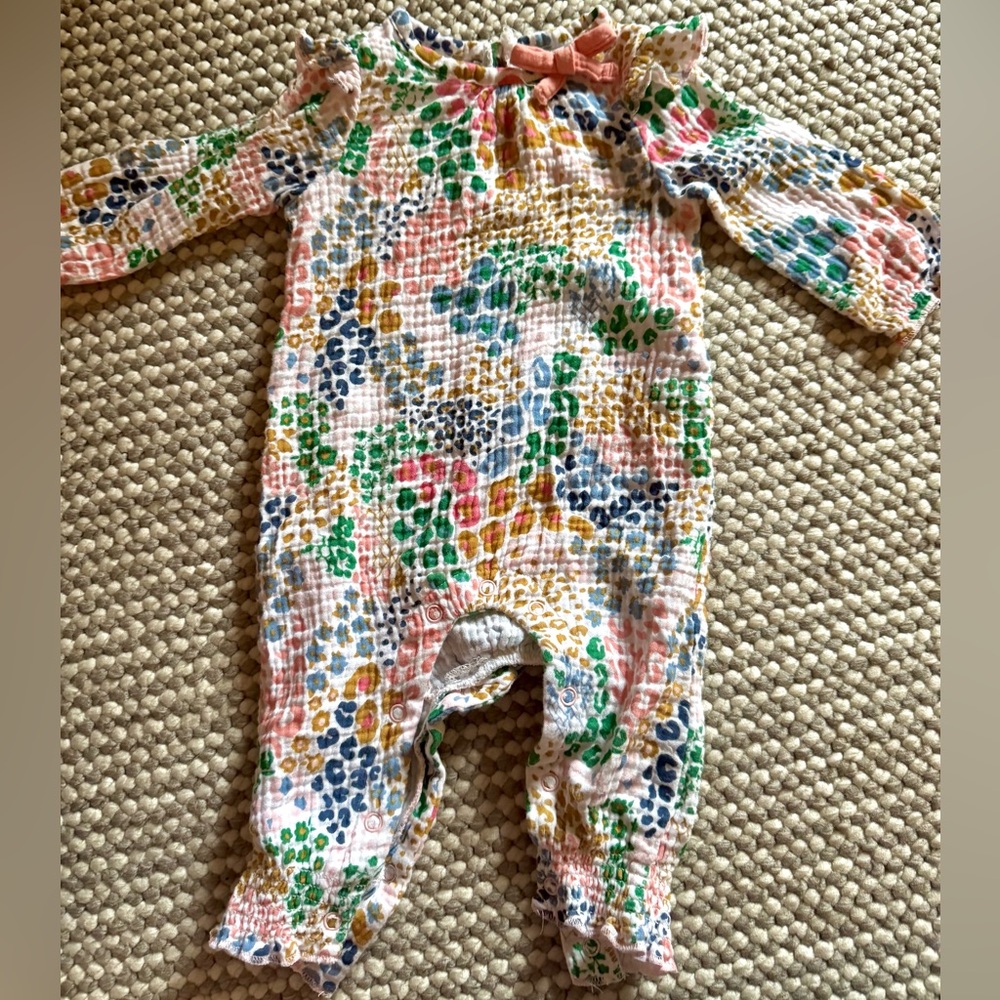 Mud Pie Vibrant Baby Gauze Onesie
